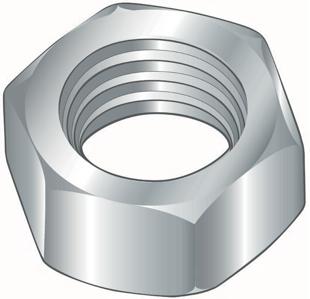 HEXAGON NUT, DIN 934, STAINLESS STEEL ACID PROOF A4-50