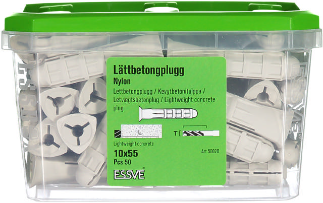 LÄTTBETONGPLUGG 10X55-50