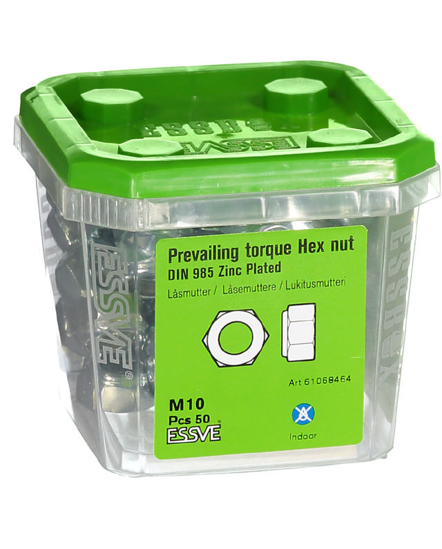 SELF-LOCKING HEX NUT M10 EZP