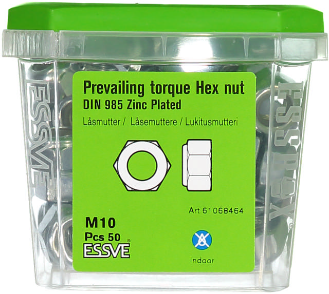 SELF-LOCKING HEX NUT M10 EZP