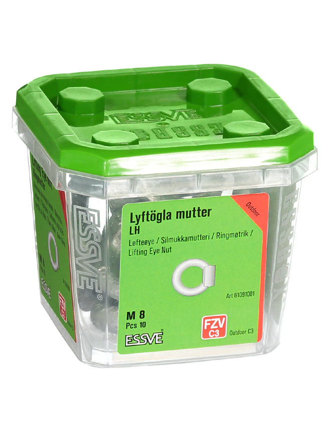 LIFTING EYE NUT M8 HDG