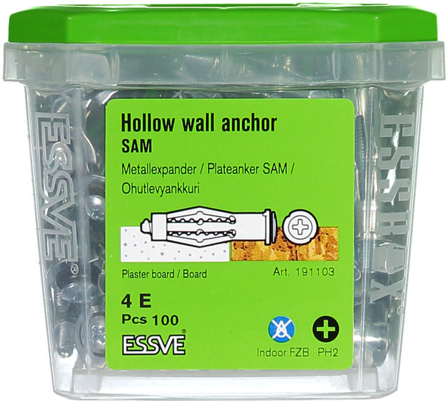 HOLLOW WALL ANCHOR SAM 4S
