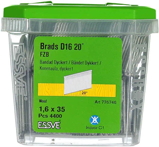 BRADS D16 35MM 20° EZP