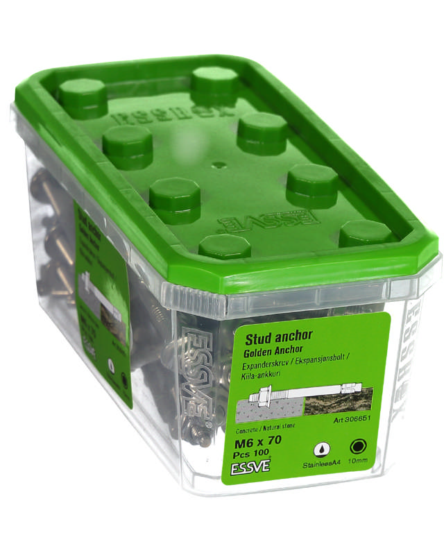 EKSPANSJONSBOLT GA M6X70 A4 -100