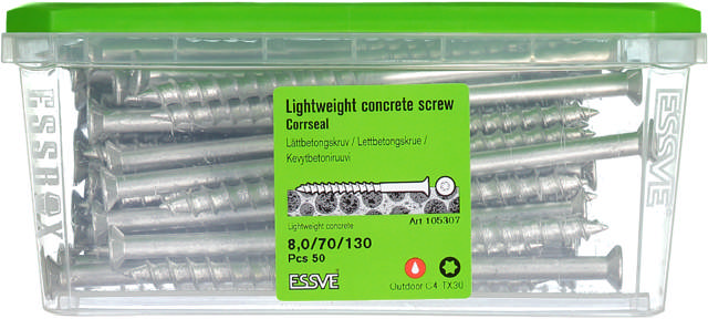 LÄTTBETONGSKRUV 8X130 CS-50
