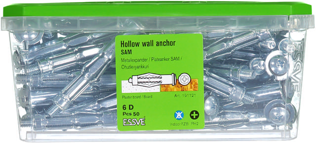 HOLLOW WALL ANCHOR SAM 6D