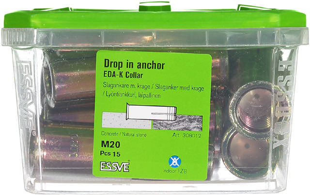 TULEJA ROZPRĘŻNA M20 EDA-K EZP ŻÓŁTY /15/4/