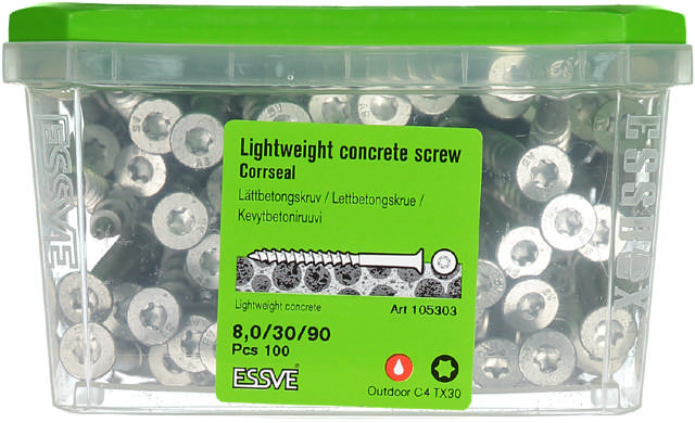 LIGHTW. CONCR SCR CSK 8X90 CS