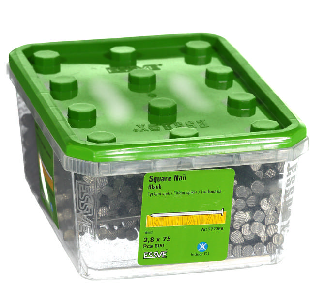 FIRKANTSPIKER 2,8X75 BLANK -600