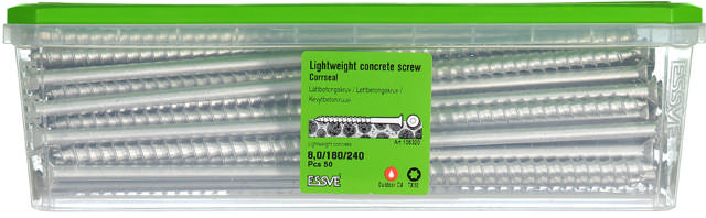 LETTBETONGSKRUE SH 8X240 CS -50