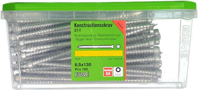 KONSTRUKT SKRUV 6,5X130 CS-100
