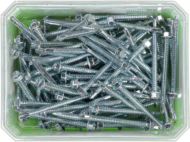 DRILL SCREW 6,3X75 HEX HEAD PH2 EZP