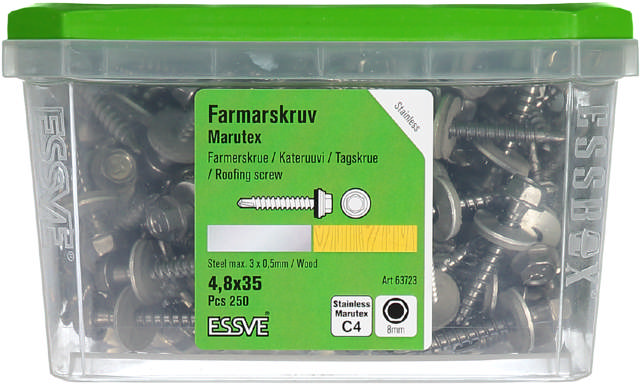 ROOFING SCREW 4,8X35 A2