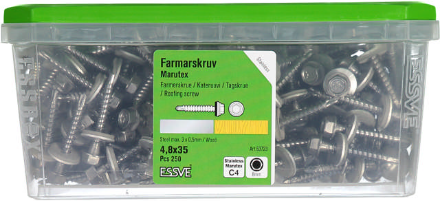 ROOFING SCREW 4,8X35 A2