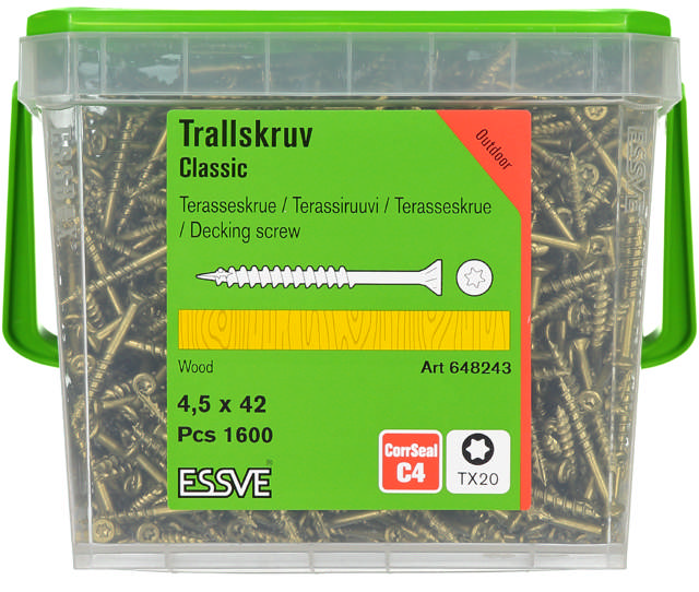 TRALLSKRUV 4,5X42 CS-1600
