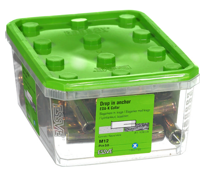 DROP-IN ANCHOR EDA-K M12 EZP