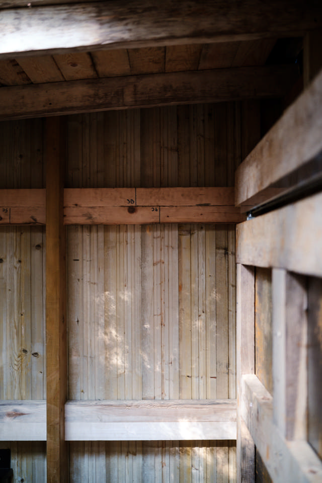 Julla ehitusel kasutati võimalikult palju taaskasutatud materjale loodusest