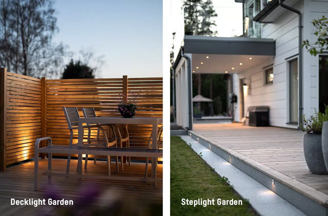 Erinevat tüüpi terrassi valgustused