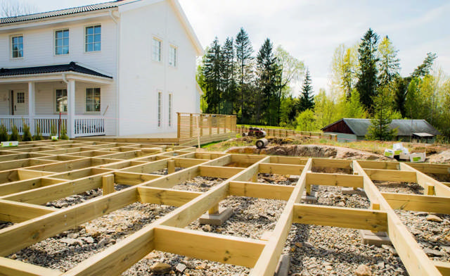 Terrassi aluskarkassi ehitus