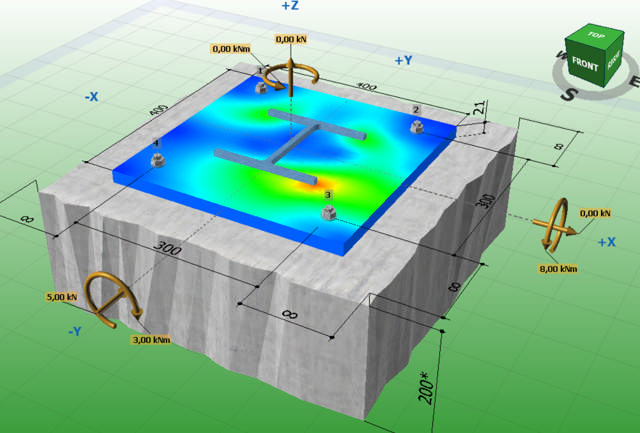 3D bild innefrån dimensioneringsprogrammet ESSVE CS