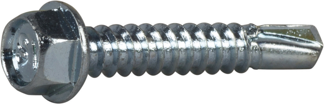 SELF-DRILLING SCREW WITHOUT BONDED WASHER, BRIGHT ZINC-PLATED