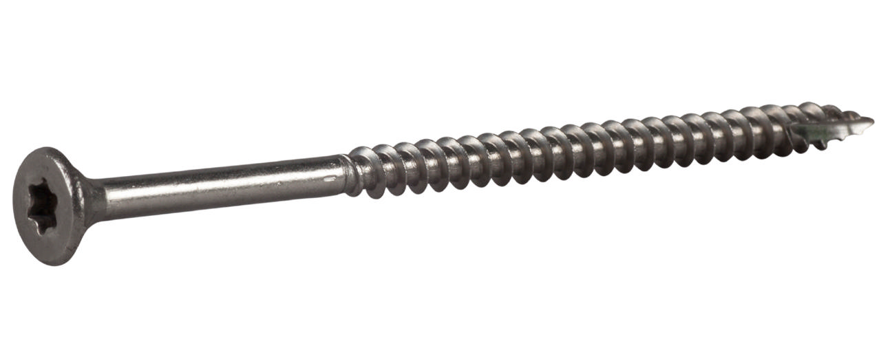 WOOD SCREW COUNTERSUNK HEAD. STAINLESS STEEL ACID PROOF A4
