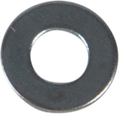 PLAIN WASHER, DIN 125/ISO 7089, ELECTRO ZINC PLATED